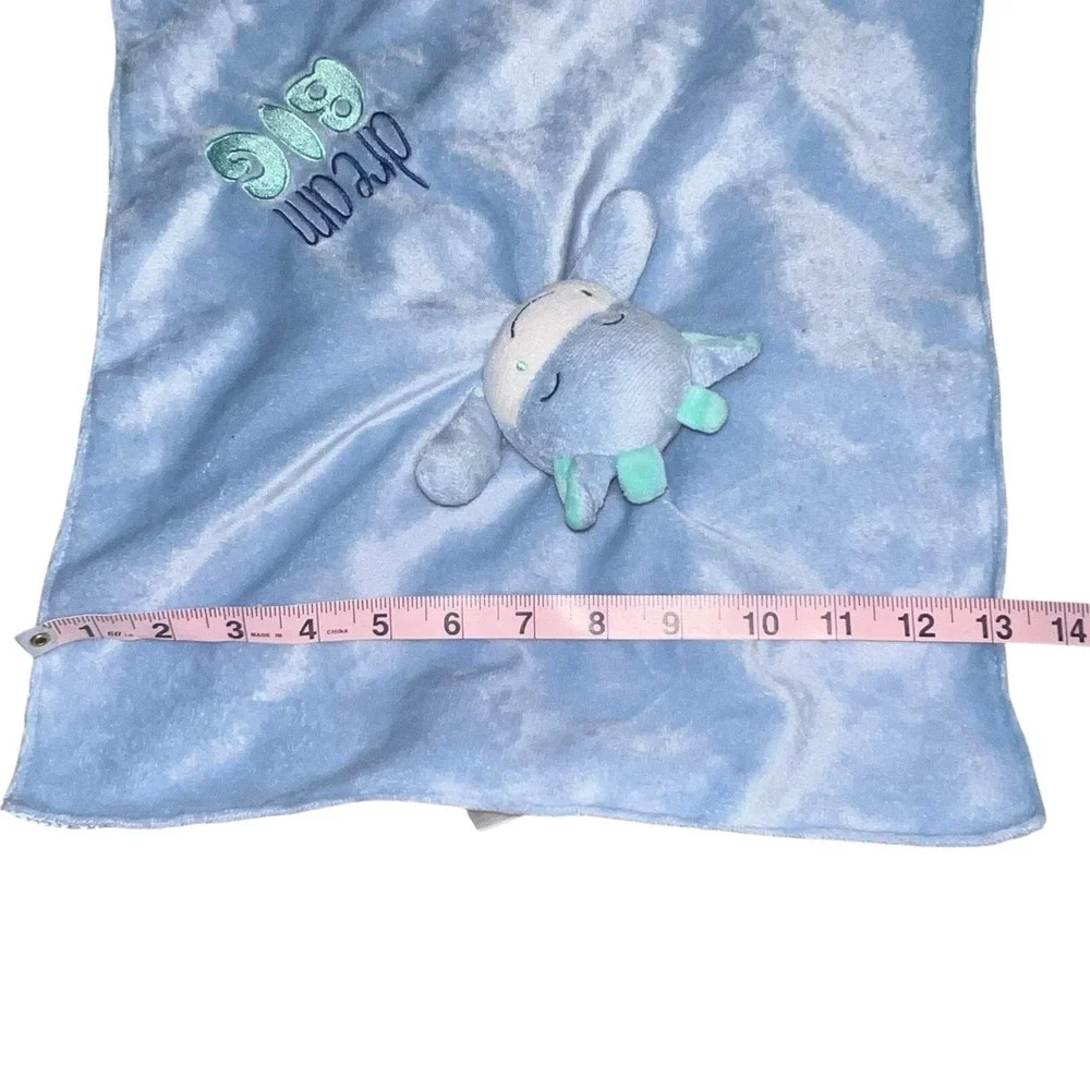 Baby Starters Dream Big Giraffe Security Blanket Lovey Plush Toy Blue‎ Green